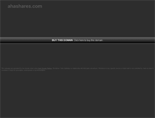 Tablet Screenshot of ahashares.com